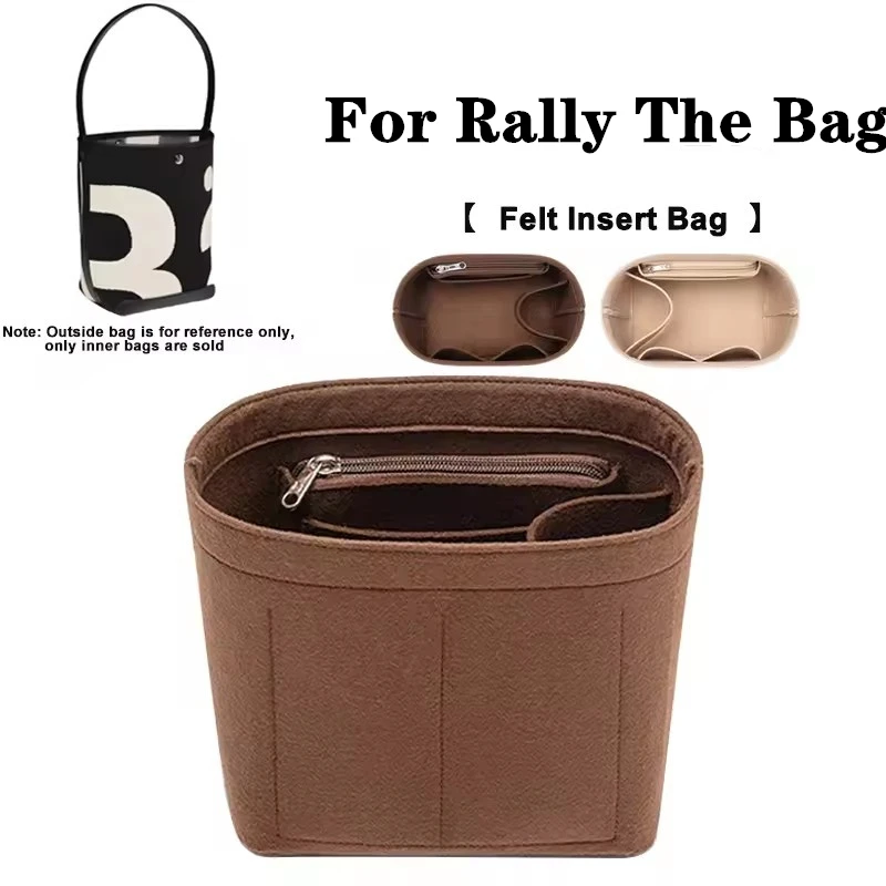 Na rally organizátor Bucket Bag Felt Bag Organizátor Vnútorné vložky DIY DIY upgrade doplnky Priestor Renovácia Vložka podšívka