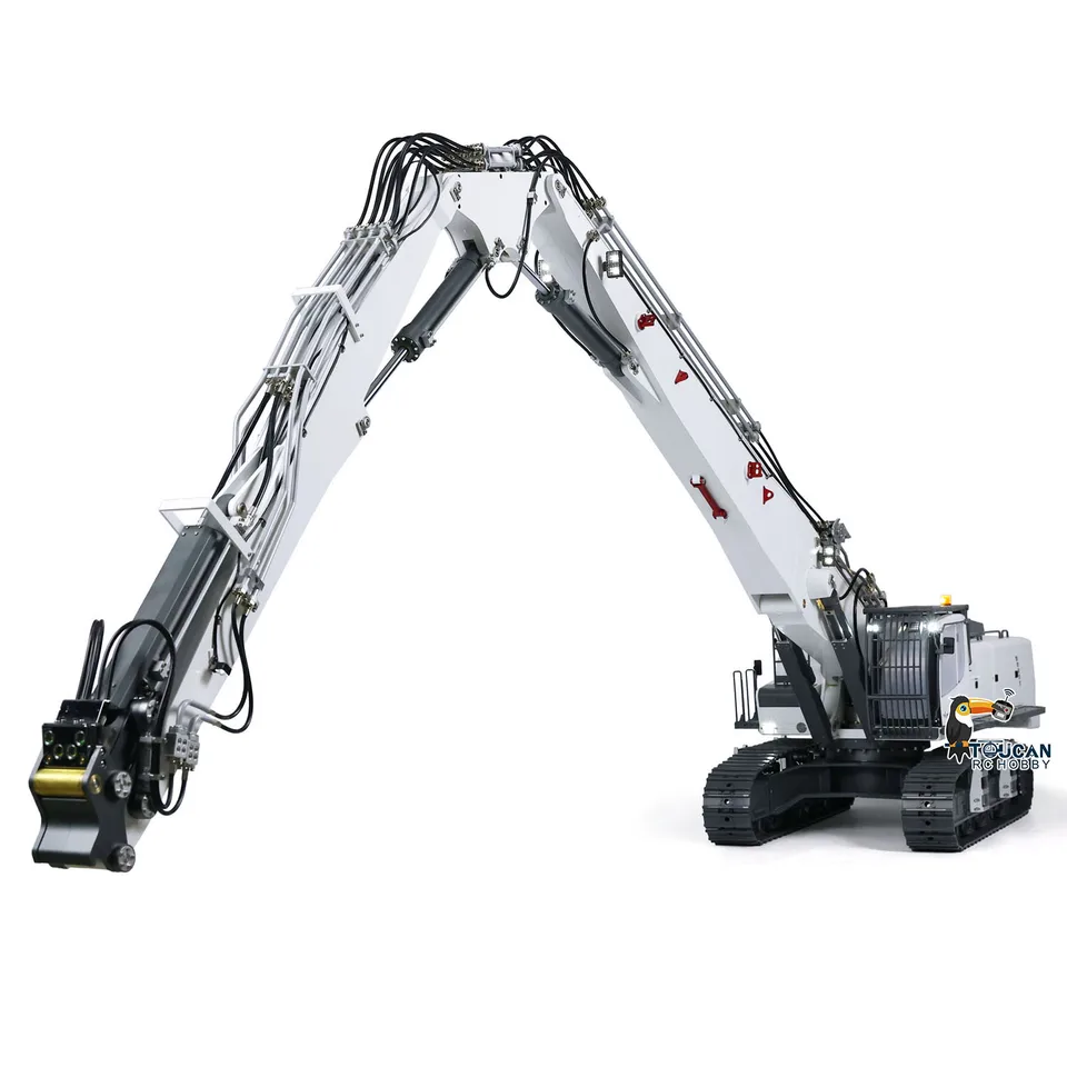 Na sklade K970 300 RC Hydraulický rýpadlo RTR kov 1/14 ťažký demolácia strojového diggerového svetla zvuky PL18EVLITE TRACKOVÝ MODEL