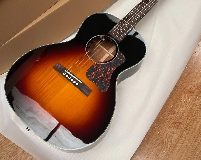 Na sklade New L00 Model Akustic Electric Guitar Mass Maldi Wood Kvalita v Sunburst 241115