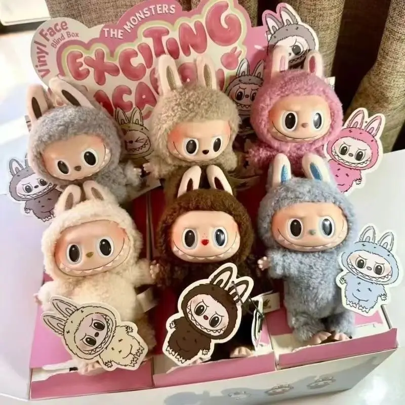 Na sklade nie originálny horúci labbubu monštrum vinyl face srdiečka záhadný model hračky figuríny plyšové bábiky tašky s kľúče ornamenty dary