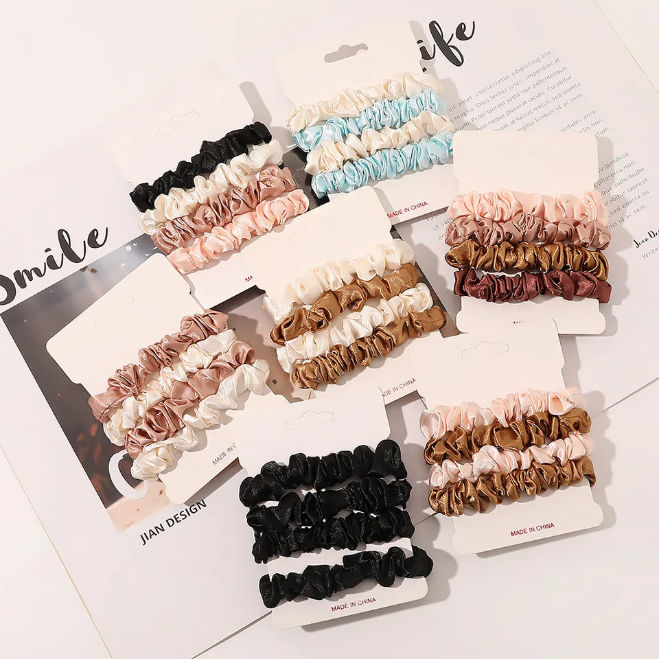 Na sklade nízka cena výbavu Vysoké elastické vlasové scrunchies Vlasy Vlasy Elastické vlasové pásy pre ženy dievčatá Dievčatá Vlasové doplnky