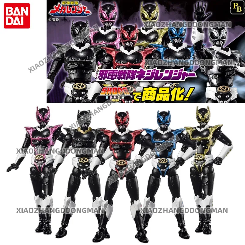 Na sklade, odoslané do 48 hodín Bandai Shodo Super Power Rangers Megaranger Anime Figing Action Toy Hračka