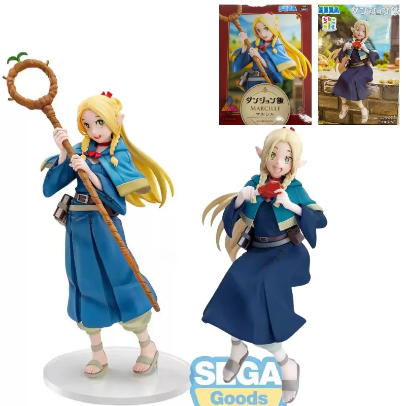 Na sklade Original Sega Luminasta Delicious v Dungeon Marcille Premium Chokonose Anime Collection Collection Collection Darčeky