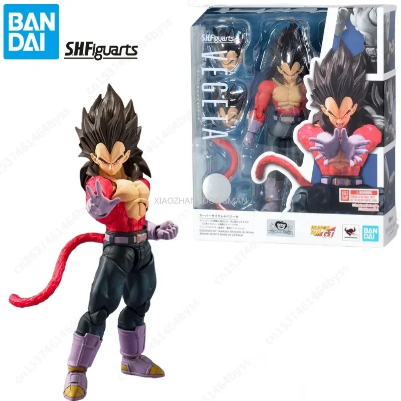 Na sklade originálne sh figuarts dragon lopta shf gt super saiyan 4 vegeta goku figura ssj4 anime modelový model hračky