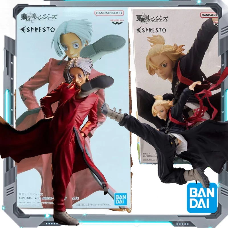 Na sklade originálny Bandai Original Banpresto Original Espresto-excite Motions Tokio Revengers Anime Sano Manjiro Action