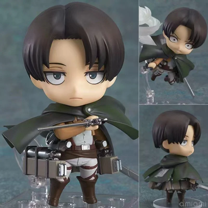 Na sklade Originálny útočník GSC390 Attack na oficiálnom anime figúrku Titan Levi Originálny zberateľný model PVC Action Figure Hračky
