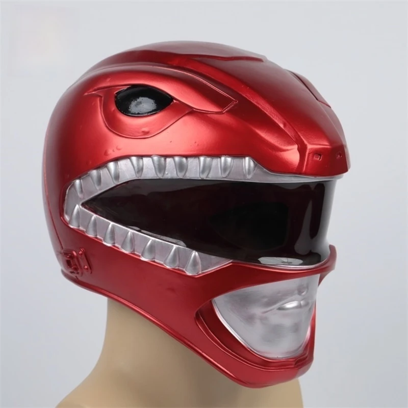 Na sklade Vianoce Rangers Helme Superhrdina tím Red Warrior Cosplay Mask Accessoies Kostým pre dospelých detí Halloween Darček
