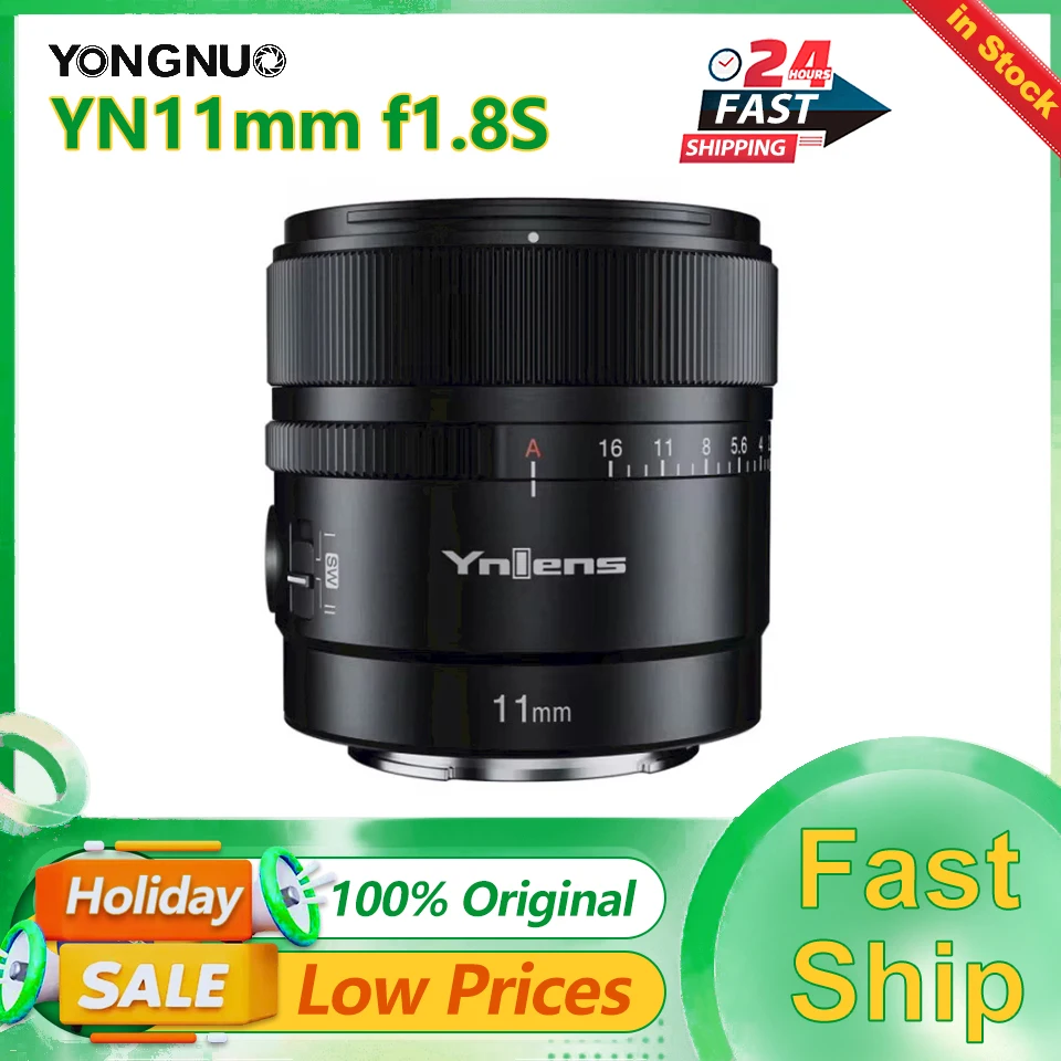 na sklade yongnuo yn11mm f1.8s pre objektív sankaru Sony Auto Focus Ultra Ultra Aps-C objektív A6700 A6000 A5100 A3500 ZV-E10