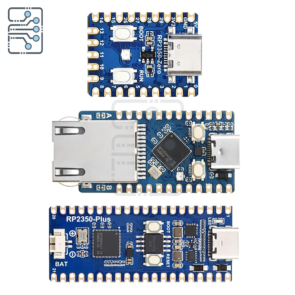 Na základe Raspberry Pi RP2350A kompatibilného s väčšinou modulov PI PICO RP2350 Vývojová doska Mikrokontroller procesor