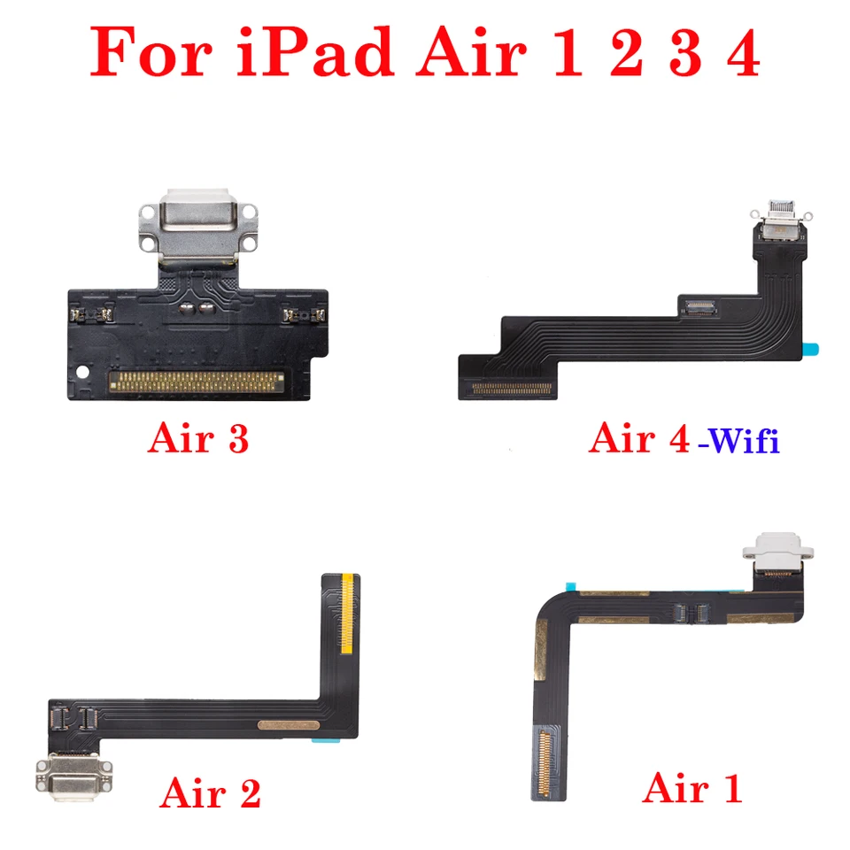 Nabíjací nabíjací port dock USB konektorový kábel pre iPad Air 1 2 3 4 A1474 A1475 A1476 A1566 A1567 A2123 A2152 A2316 A2324