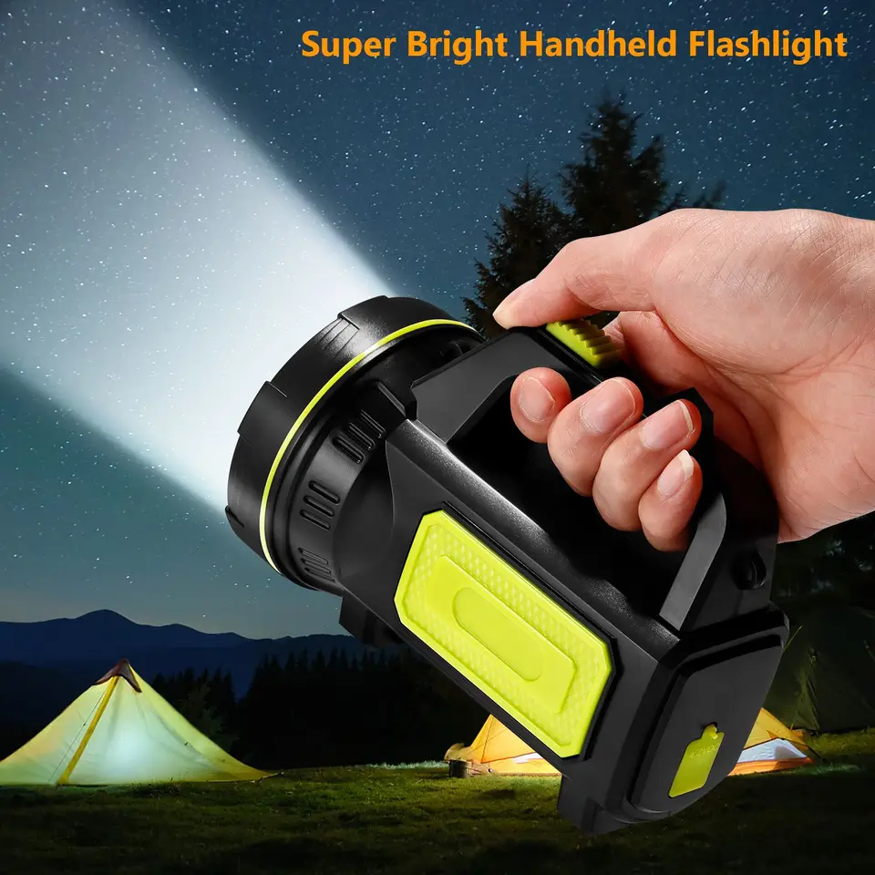 Nabíjateľná baterka vrecká s vreckovým reflektorom LED Spotlight Torch nepremokavá dlhá životnosť Energe Saving baterka pre núdzové turistické kemping