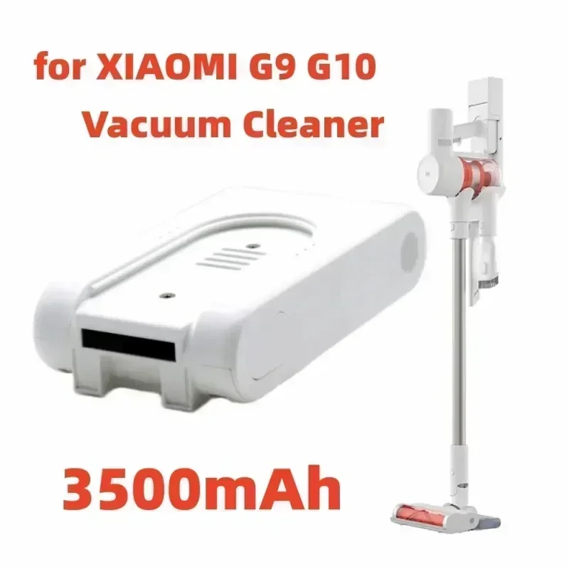 Nabíjateľná lítium-iónová batéria pre Xiaomi G9 G10 vysávač Vákuové príslušenstvo predĺžené batérie pre Xiaomi G9 G10 3500MAH