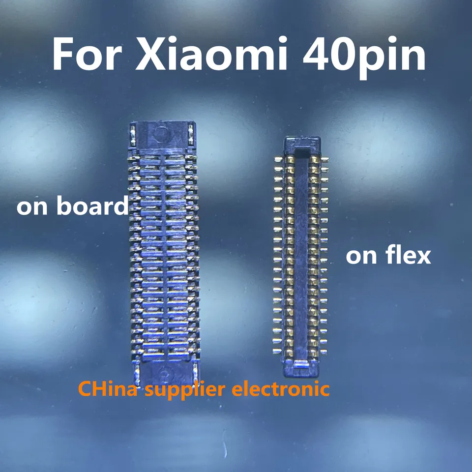Nabíjačka FPC Connector na základnej doske pre Xiaomi Mi POCOPhone POCO X3 NFC/X3 Pro/X2 K30 4G 5G K30I Nabíjací port 40pin USB USB