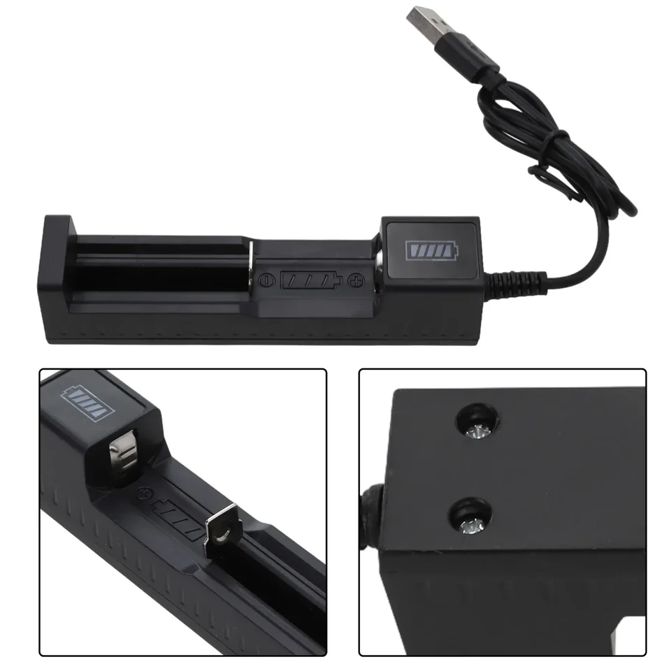 Nabíjačka na nabíjačke batérie USB nabíjačku USB pre 18 650 18490 14500 pre 16340 lítiových batérií rýchle a efektívne