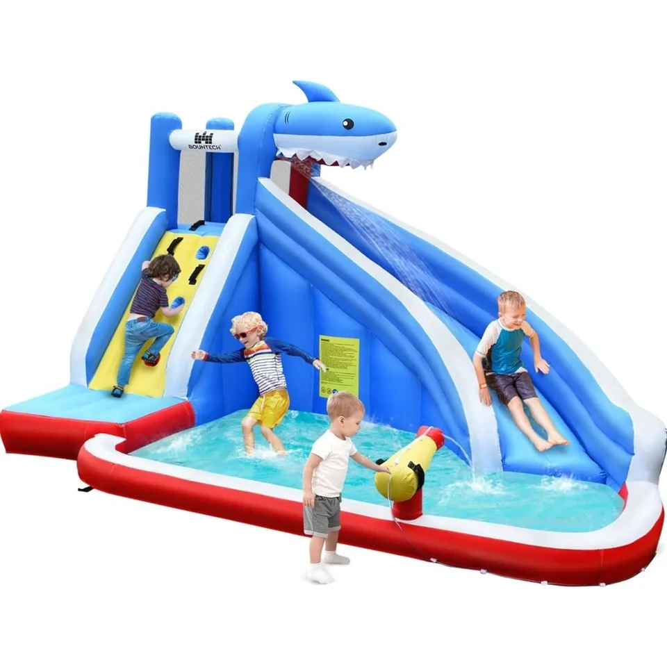 Nafukovacia vodná šmýkačka, Waterslide Park s tematikou žralok