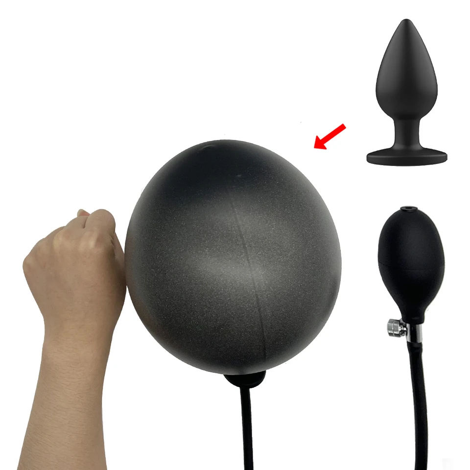 Nafukovacie silikónové dilatátor dilatátor análny dilatátor Rozšíriteľné pump s out silikón Obrovský konečník prostatu Massager Anal sex hračky pre páry mužov