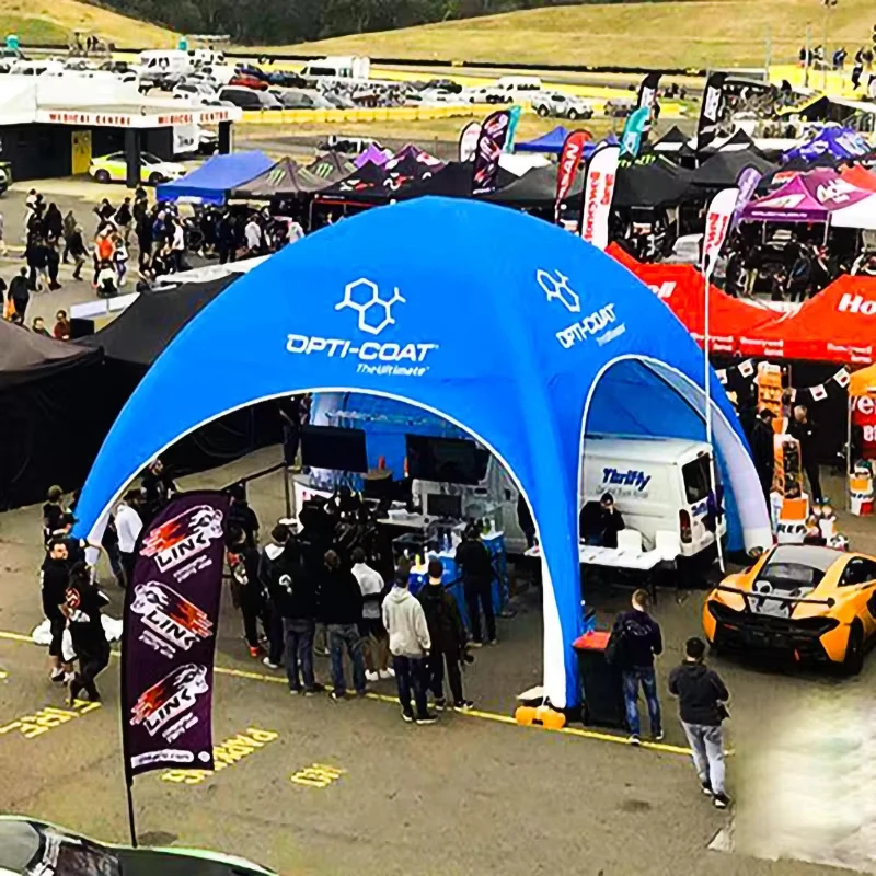 Nafukovacie vodotesné reklamné stánky Canopy altánbo pavúk dome x stan Camping Outdoor pre podujatie