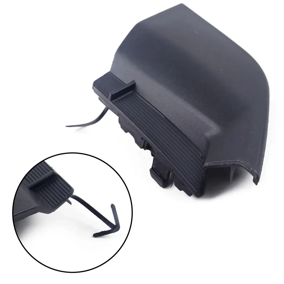 Nagelneu neu Praktisch Hohe Qualität Abdeckung Kunststoff Schwarz Zubehör 2stk 53285 53286-0R100 Abschlepphaken