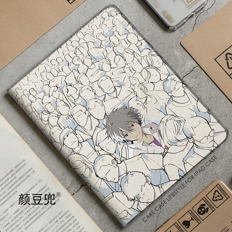 Nagisa Kaworu Anime カヲル pre iPad Air 4 5 6 Mini 5 6 puzdro Luxusný silikón pre Pro 13 12,9 11 10,5 palca pre iPad 10. 9. prípad