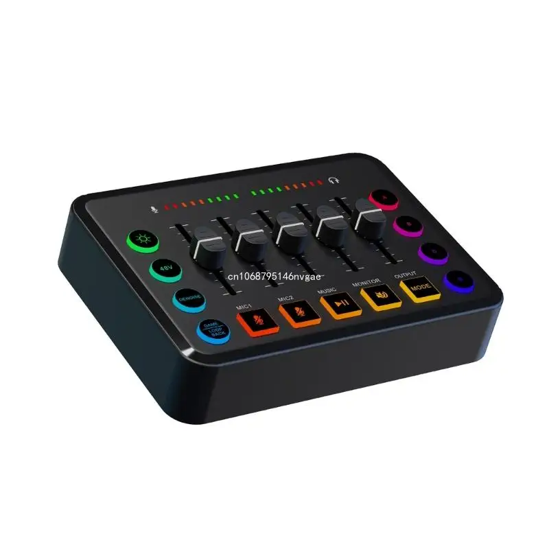 Nahrávanie zvukovej karty F9 Live Sound Card Wireless Sprievod pre Home KTV New Dropship