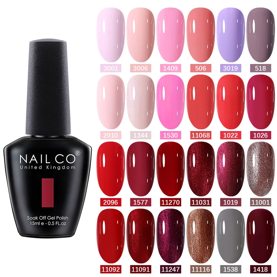 Nailco 15 ml jesenné hnedé farby séria gélového laku Kávový gél na nechty lak na nechty zimná červenkastá gellak dizajn lak na nechty manikúru