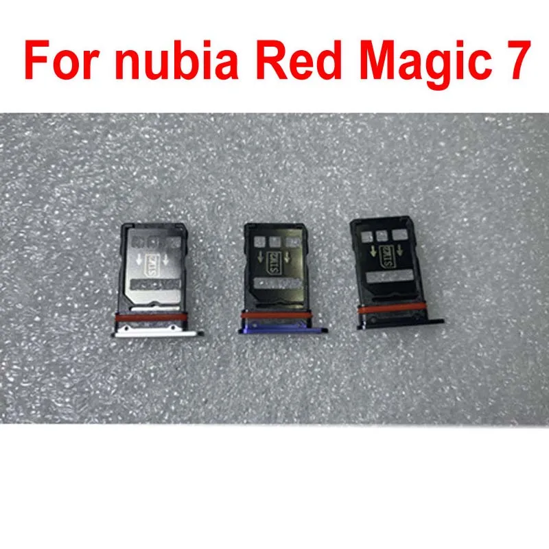 Najlepšia práca SIM Card Reader Slot Tray Port Držiteľ pre Zte Nubia Red Magic 7 Flex Cable Výmena kábla Telefón
