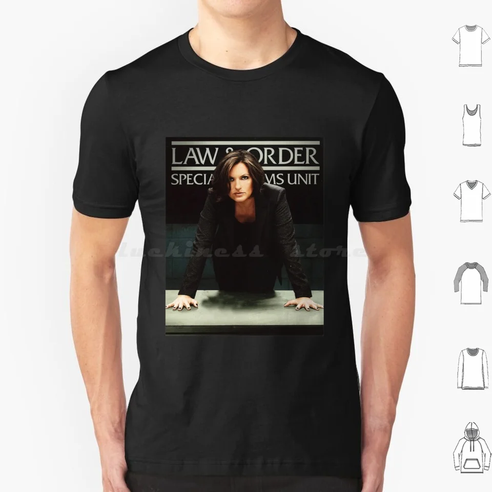 Najlepšie Olivia Benson T tričko Veľká veľkosť 100% bavlna SVU Law and Order Law and Reker