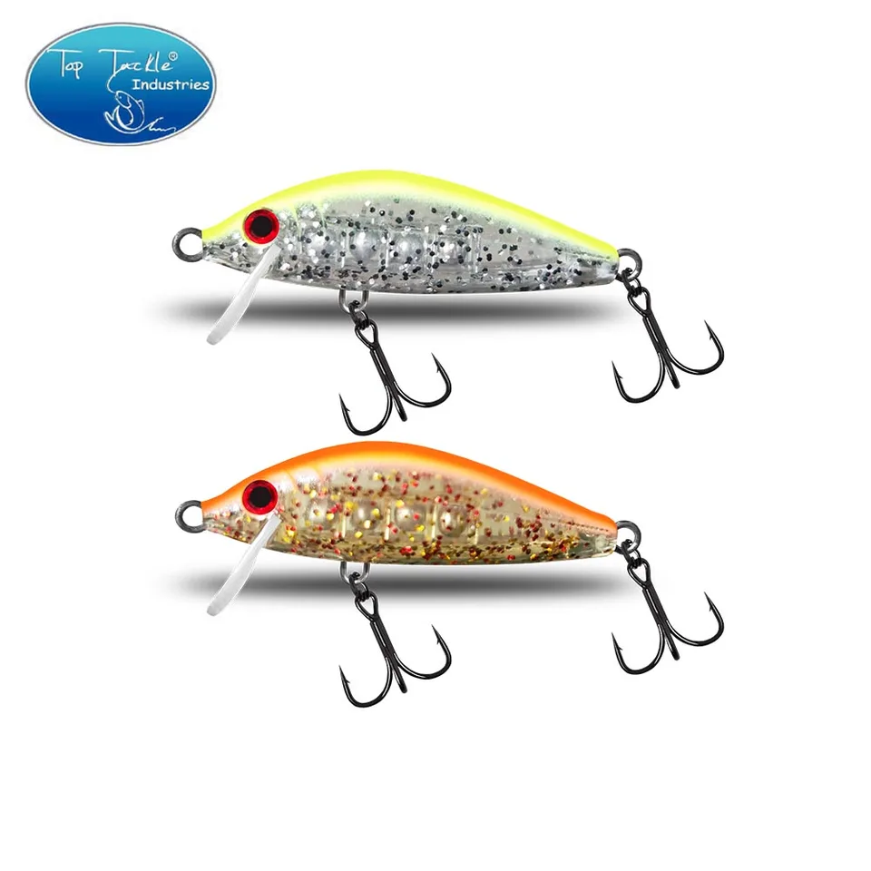 Najlepšie priemyselné odvetvia potápajúcej sa rybárske nalákanie Minnow 5,5 cm 5G Umelý pstruh naláka