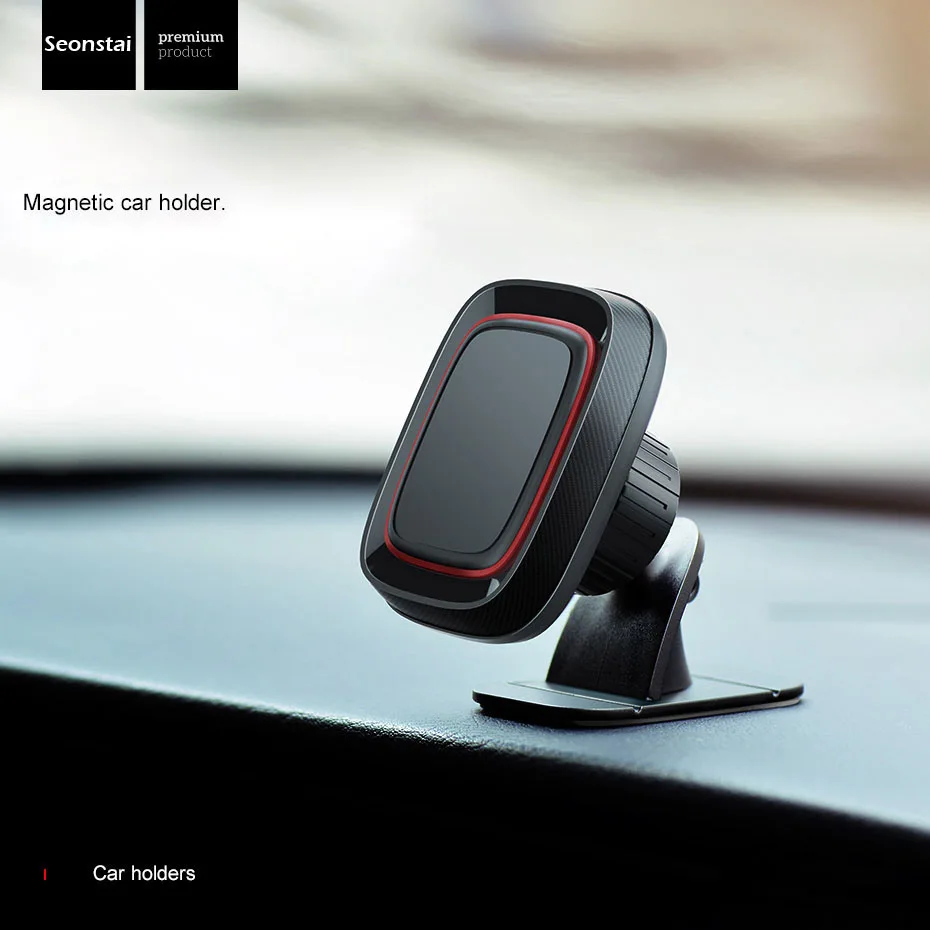 Najlepší držiak na držiak telefónu Magnetický stojan pre iPhone 12 11 Pro x XS Max xr 8 mobilný telefón Magnet Mount 360 Rotačný držiak v držiaku automobilov