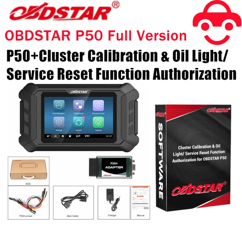 Najnovšie OBDstar P50 Plné airbagové obnovenie nástroja Intelligent Airbag Reset Equipment Potvrdí 38 značiek a viac ako 3 000 ECU Č. Číslo