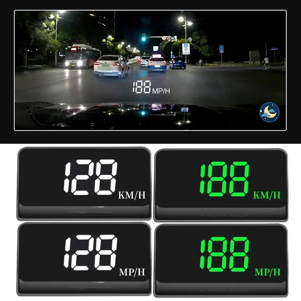 Najnovšie rýchlosti čelného skla projektor LED displej GPS HUD Schadometra Plug a hraj