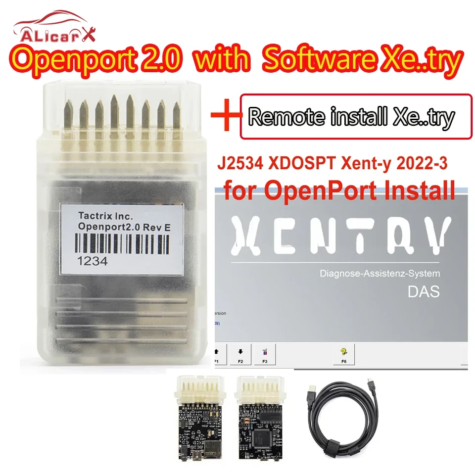 Najnovšie TACTRIX Openport 2.0 ladenie čipov ECU A+ Kvalitný nástroj ECU Flash Tool Full Xe.try softvér Vedia.m Dt.s Wi.s Ep.c Nainštalovaný dobre nainštalovaný