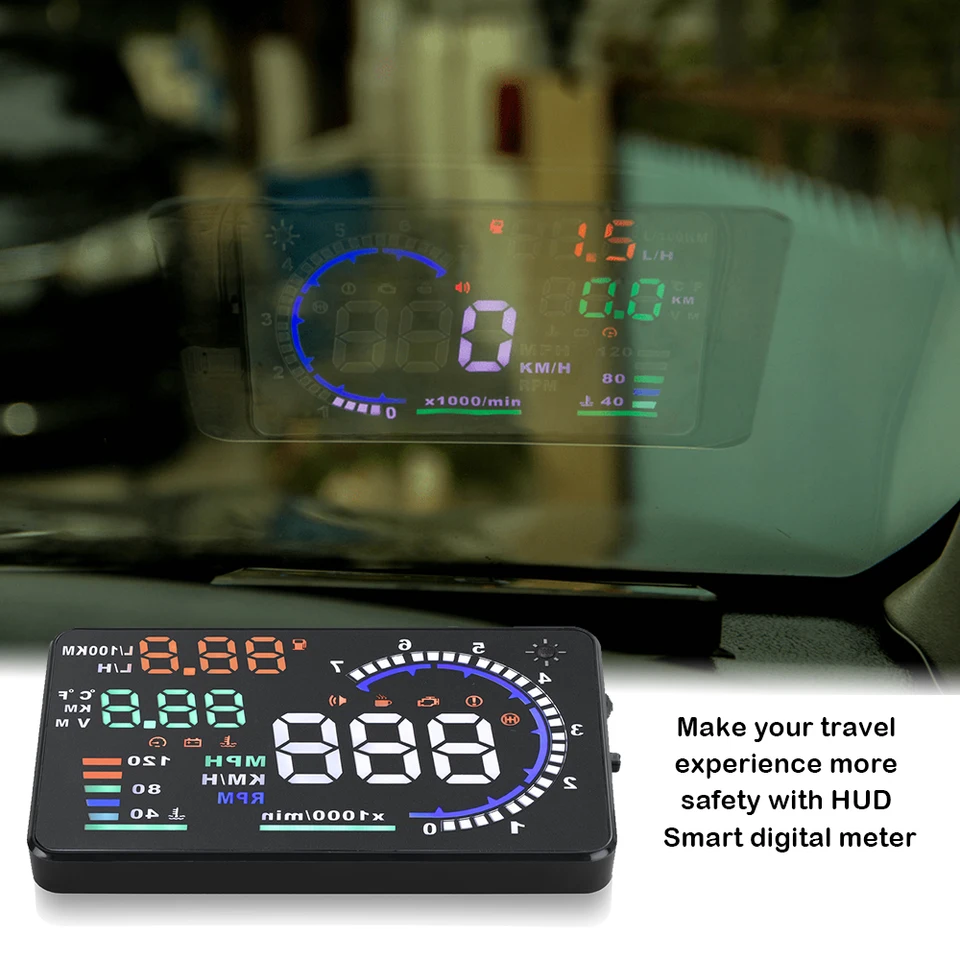 Najnovší A8 Head Up Display CAR OBDII EUOBD 5,5 