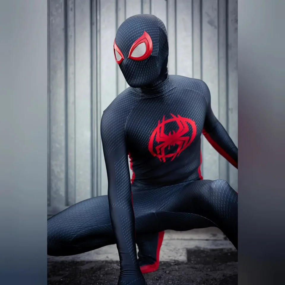 Najnovší anime pavúk cosplay míľ Morales Cosplay kostým 3D tlač do veršov superhrdina Halloween Zentai Bodysuit for Kids