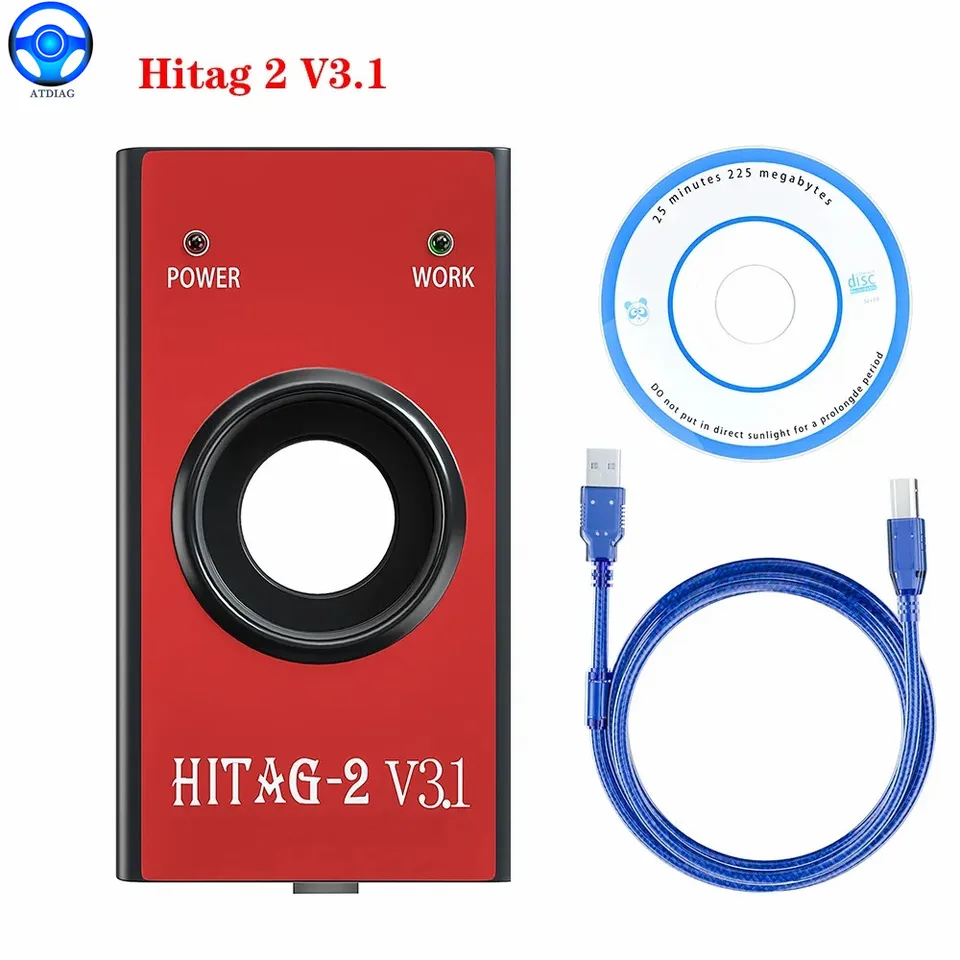 Najnovší Hitag 2 V3.1 OBD2 Diagnostický nástroj CAR Kľúč programátor HITAG2 Transponder Universal IMMO/Remote/Read PIN/VIN