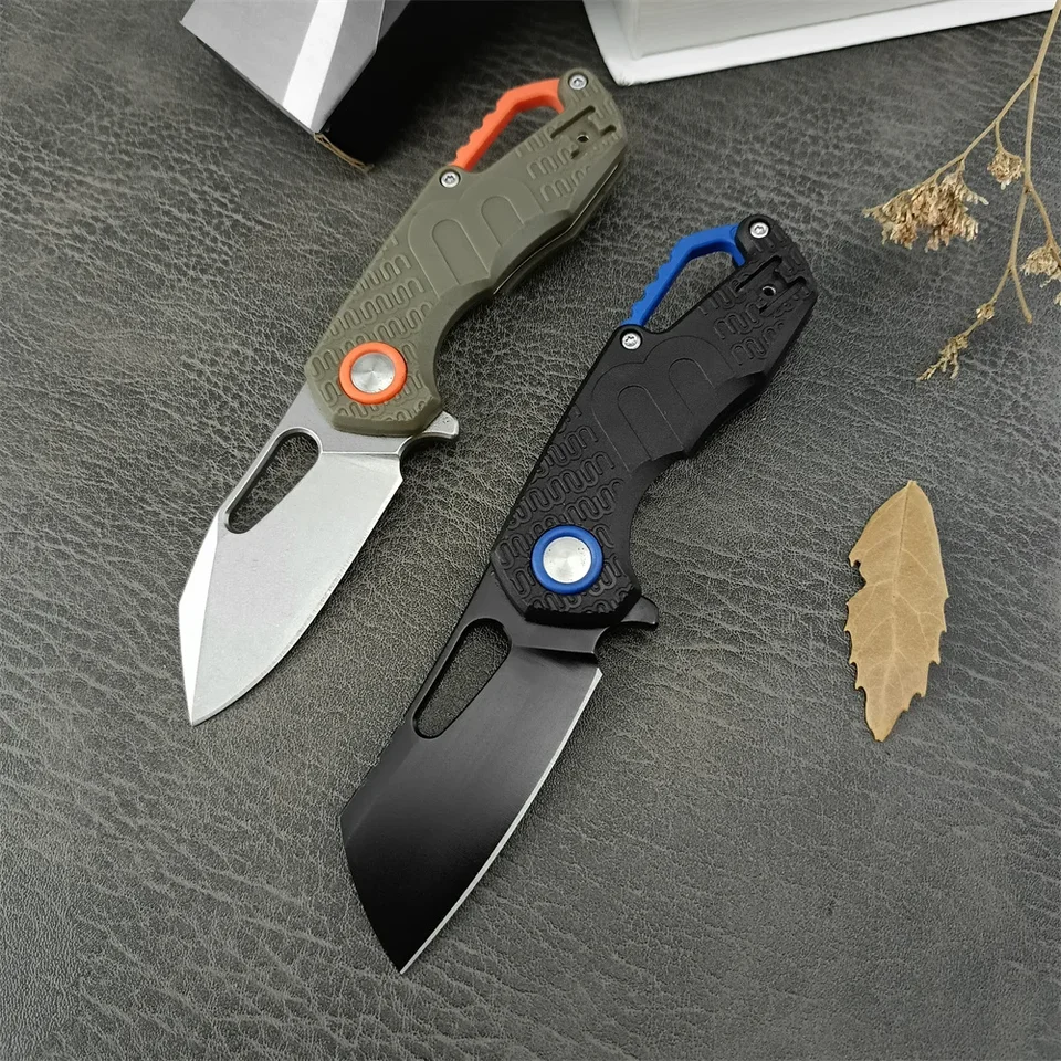 Najnovší lovecký model F0332 Skladací nôž 8CR13MOV Tanto Blade Nylon Fiber Handfet Tactical EDC Tool Flipper Assisted Nože