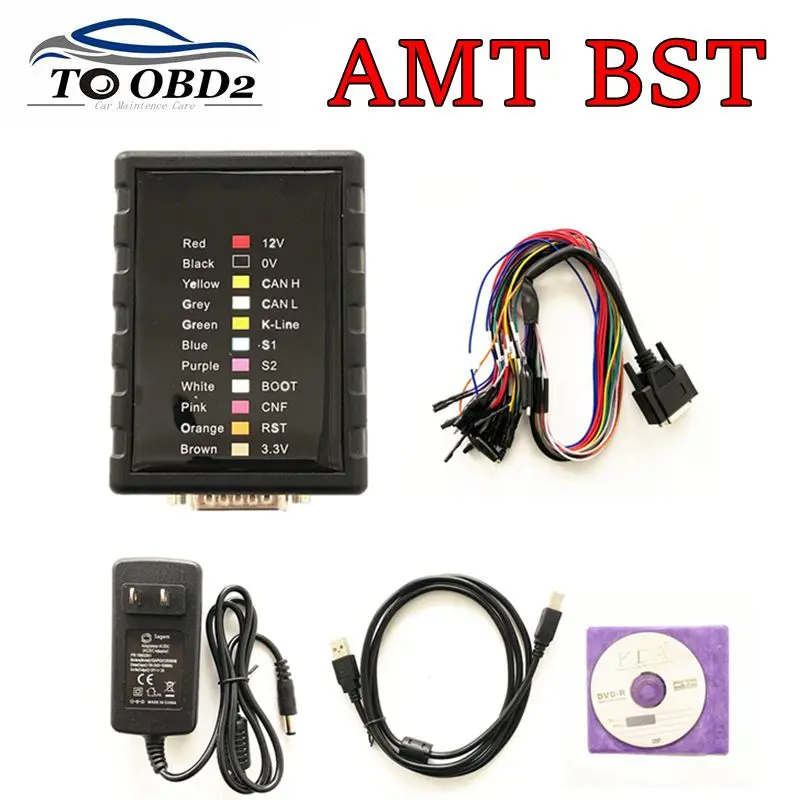 Najnovší servisný nástroj ECU AMT BST pre BMW/Benz/Volvo/VAG/Opel Online/Offline Prečítajte si a písať protokol V1.0.10.9 MG1 MD1