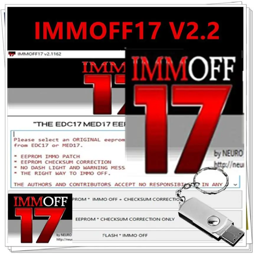 Najnovší softvér ImmoMOff17 EDC17 IMMO OFF Program ECU Neurotuning Immoff17 Disabler Stiahnutie a inštalácia videa Guide