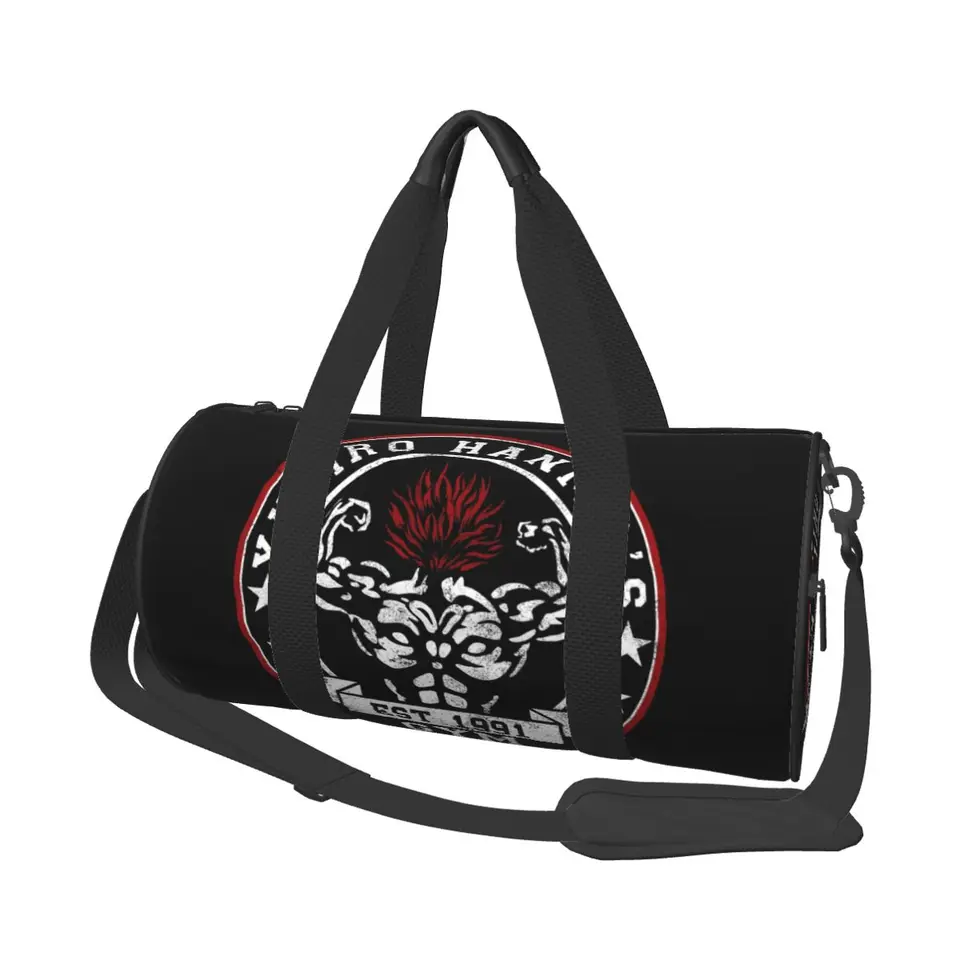 Najsilnejšie telocvične športové tašky anime bojové umenia tréningová telocvičňa s topánkami retro kabelky Men ženy vzor Oxford Fitness Bag