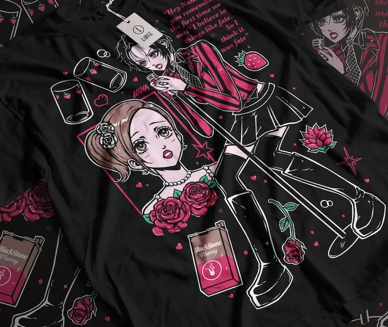 Nana Anime Merch Nana Anime tričko Nana Osaki Manga 75