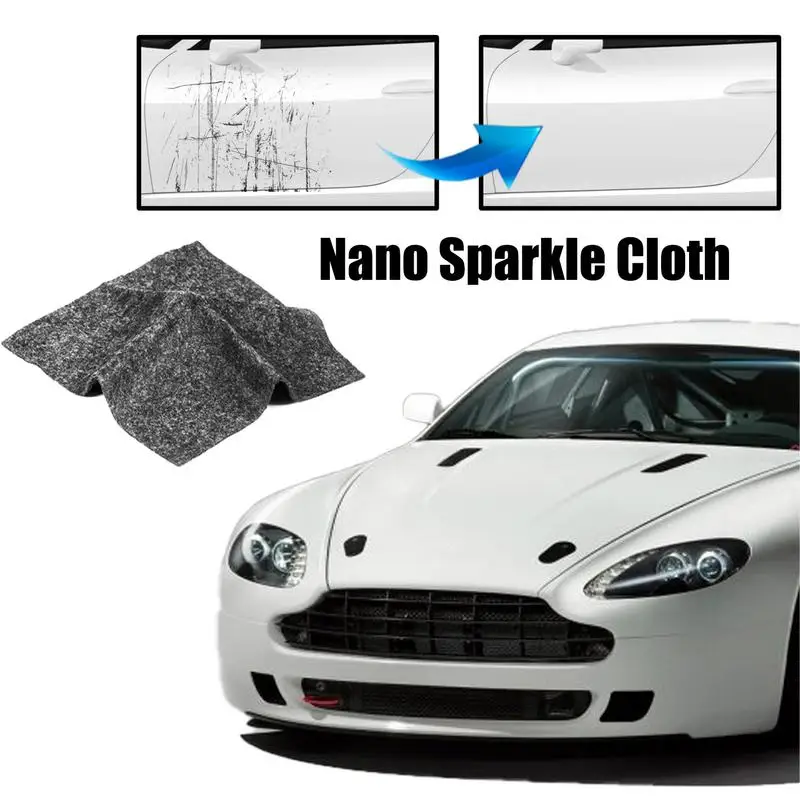 Nano iskra anti-škrabka na handričku pre auto univerzálne kovové povrchové okamžité leštiace handrička inteligentné auto povrchové poškriabanie odstraňovač