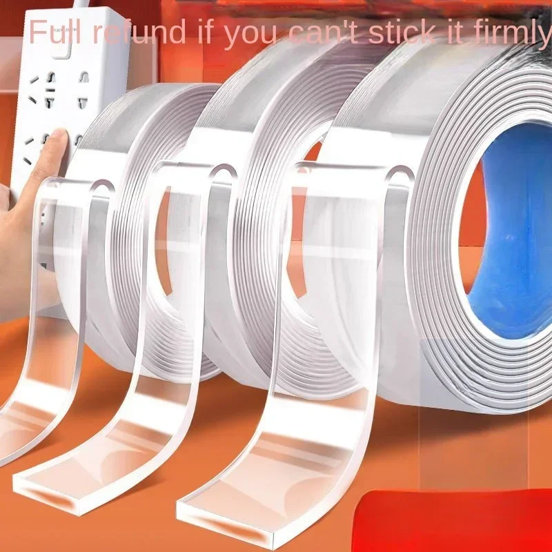 Nano-obojstranná lepiacka páska s vysokou viskozitou Magic Transparent Tape Fixované vkladanie vody premyje pevnú adhéziu