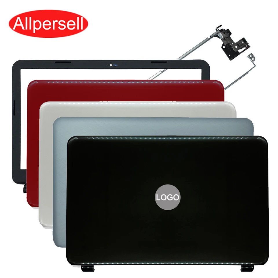 NAPOHOP LCD zadný puzdro pre HP 250 G3 255 15-G 15-R 15-T/Z/H TPN-C113 TPN-C117 Rám s horným krytom obrazovky Rámový záves Ráme rámu rámu rámu rámu rámu rámu rámu Ráme