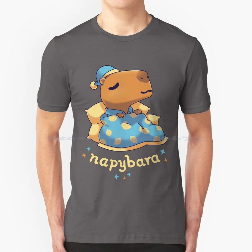 NAPYBARA CUTE CAYBAARA NAP TRISKA 100% Cvačné tričko NAPYBARA CAYBARA DIPPICKÉ ZÍSKANIE Hodentu hloda