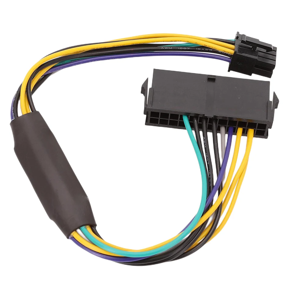 Napájací kábel ATX 24pin až 8pin 30 cm dlhý elektrický kábel podpora 1000W elektrického vedenia pre Dell Optiplex 3020 7020 9020 8-kolík