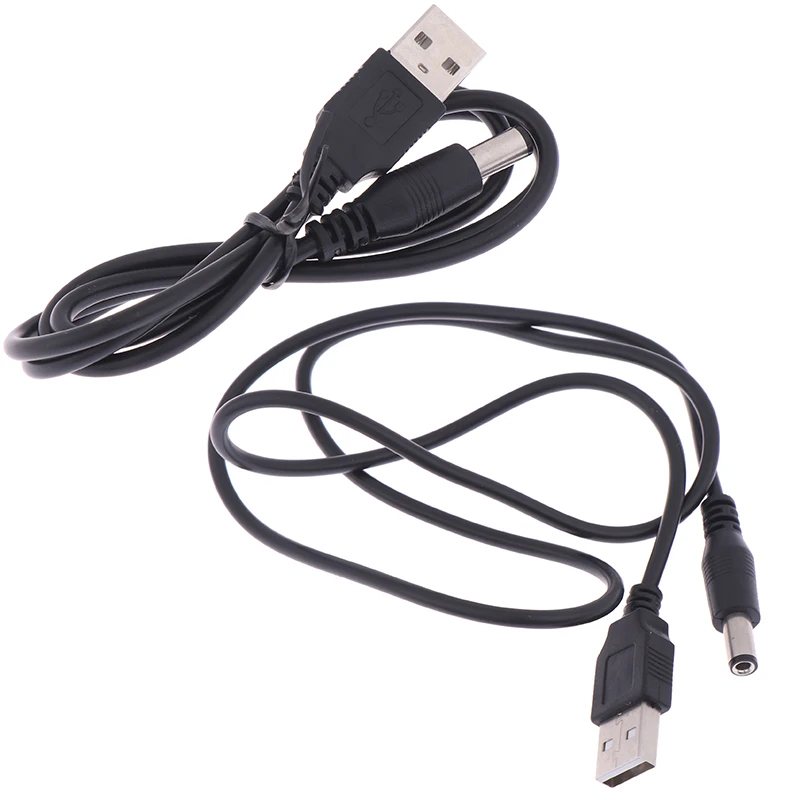 Napájací kábel nabíjačky USB na DC 5,5 mm zástrčku USB napájací kábel pre prehrávač MP3/MP4