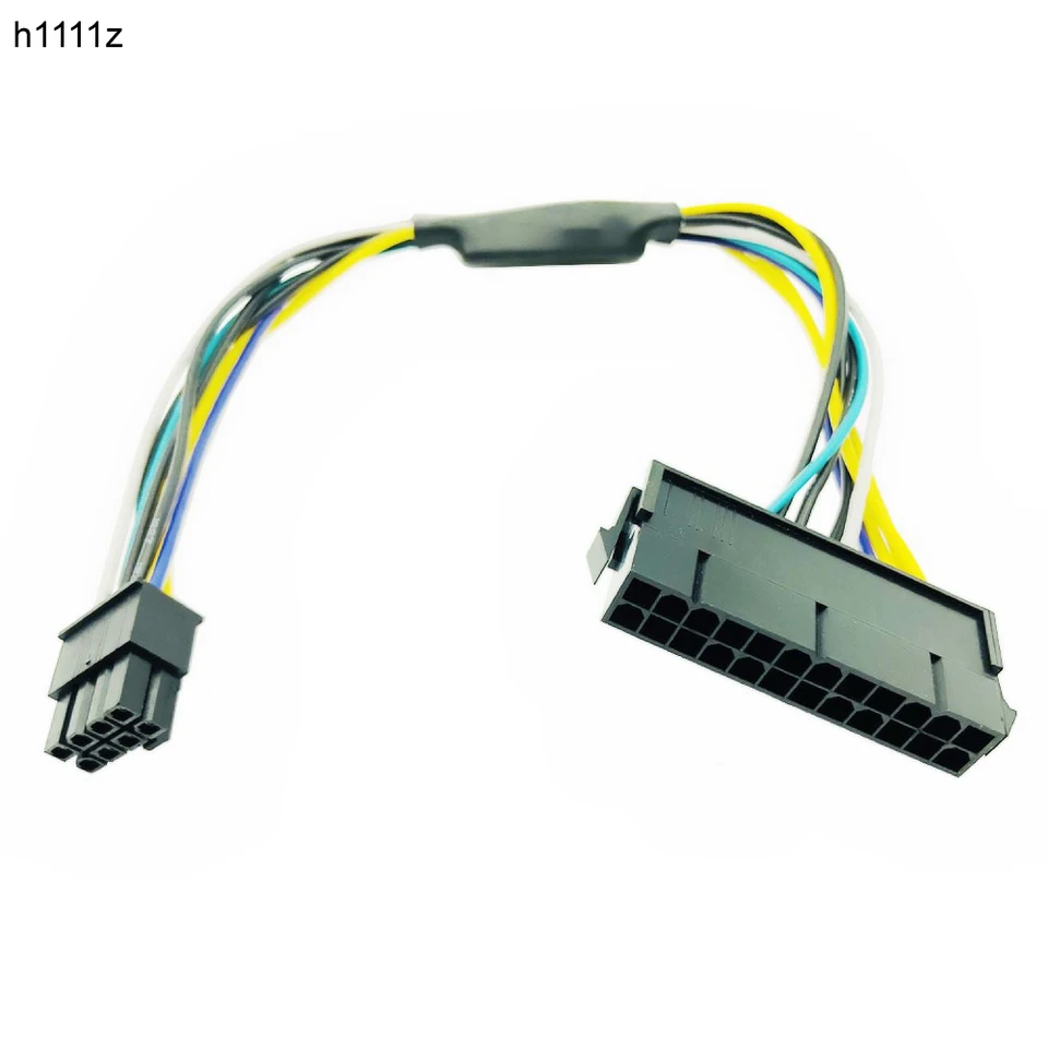 Napájací kábel pre Dell 30 cm 24pin až 8pin Optiplex 3020 7020 9020 ATX napájací napájací adaptér kábla Atx 24p až 8p káble