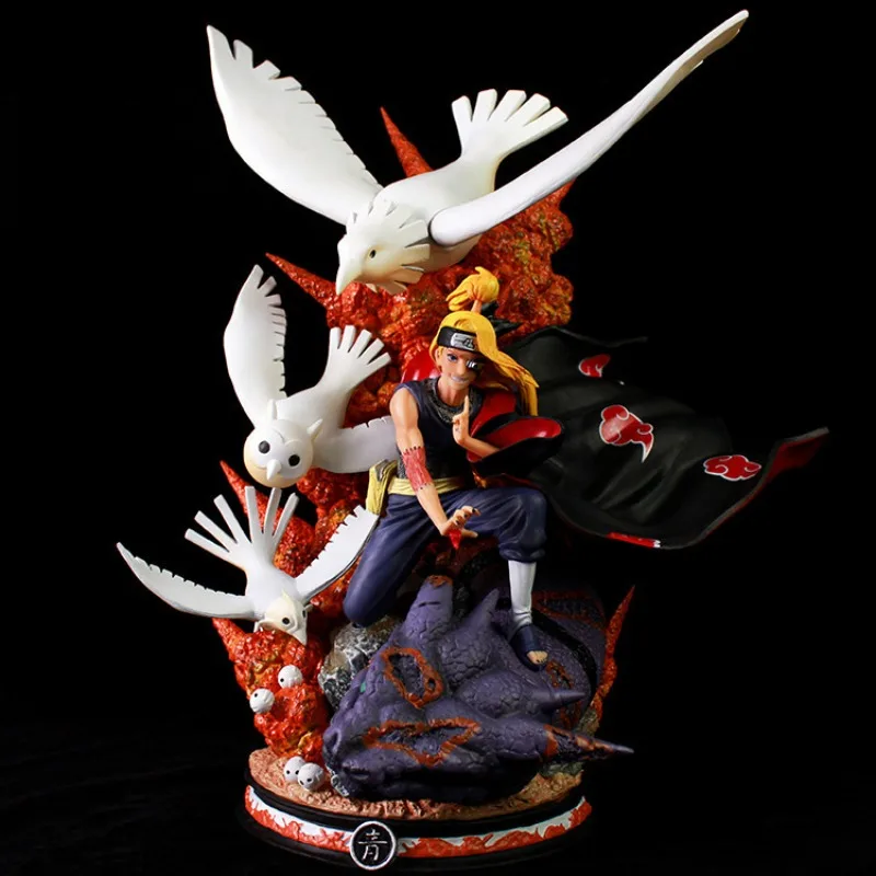 Naruto Akatsuki Deidara Aciton Anime Figing Ozdob Ornament Model socha hračky Zbierka dekorácie pre chlapec Darčeky Vianoce