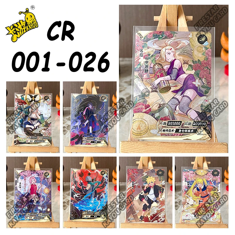 Naruto Card Kayou Cr 1-26 Single Card Tsunade Yamanaka Sakura Haruno Jiraiya Rare Collection Card Card Anime Boy Toy Gift