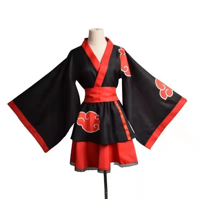 Naruto Shippuden Anime Periférne oblečenie Cosplay kimono hyuga Akatsuki organizácia Uzumaki Naruto cos